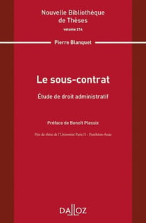 Le sous-contrat : étude de droit administratif