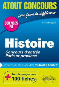 Histoire sciences-po - concours d'entrée Paris et province