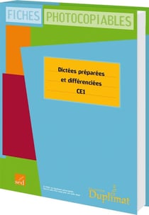 DUPLIMAT : dictées préparées et différenciées CE1