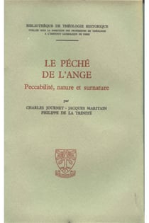 Le péché de l'ange - peccabilité, nature et surnature
