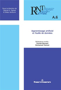 Revue des nouvelles technologies de l'information n.A.6 : apprentissage artificiel et fouille de données