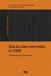 Des écoles normales à l'Espé