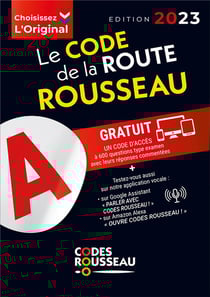 Code Rousseau : de la route - B (édition 2023)