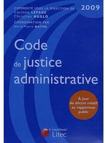 Code de justice administrative - à jour du décret relatif au rapporteur public
