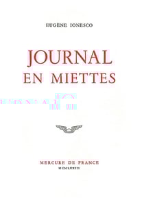 Journal en miettes