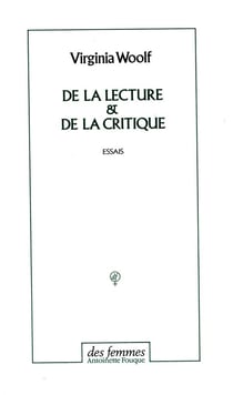 De la lecture - de la critique