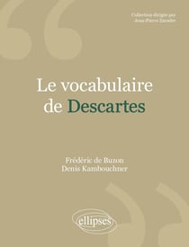 Le vocabulaire de Descartes