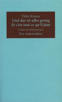 Et c'est tout ce qu'il faut - und das ist alles genug