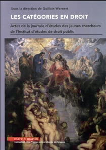 Les catégories en droit - actes de la journée d'études des jeunes chercheurs de l'Institut d'études de droit public (édition 2017)