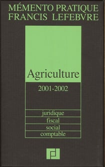Memento agriculture 2001-2002 - juridique fiscal social comptable