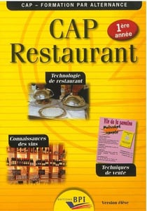 CAP restaurant - 1ère année - version élève