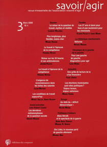 Le travail : ambivalence et contradictions