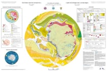 Carte tectonique de l'antarctique