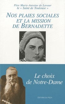 Nos plaies sociales et la mission de bernadette