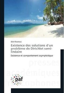 Existence des solutions d'un probleme de dirichlet semi-lineaire