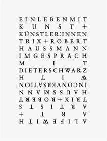 A life with art and artists / ein leben mit kunst und kunstler:innen