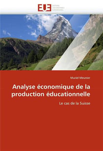 Analyse economique de la production educationnelle