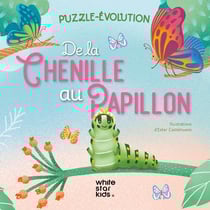 Puzzle-évolution : De la chenille au papillon