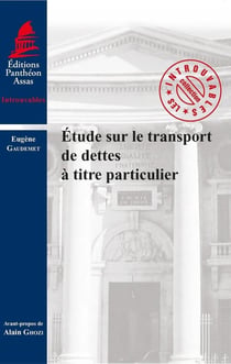 Étude sur le transport de dettes à titre particulier
