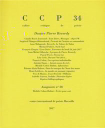 Cahier critique de poesie