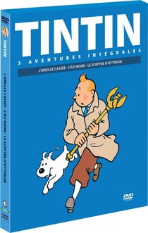 Tintin - 3 aventures - Vol. 2 : L'ïle noire + L'oreille cassée + Le Sceptre d'Ottokar