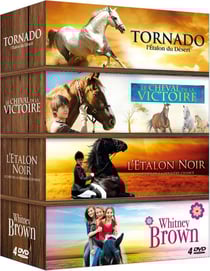 Cheval n° 2 - Coffret 4 films : Tornado - L'étalon du désert + Le cheval de la victoire + L'étalon Noir + Whitney Brown
