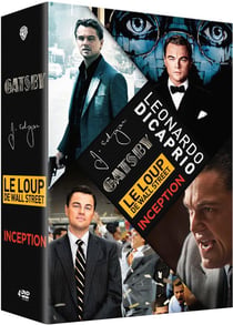Leonardo DiCaprio: Le loup de Wall Street + Gatsby le magnifique + Inception + J. Edgar