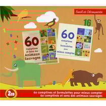 60 comptines et formulettes pour mieux compter - 60 comptines et sons des animaux