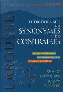 Dictionnaire des synonymes et des contraires