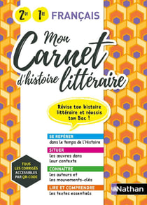 Mon carnet d'histoire littéraire : 2de/1re (édition 2022)