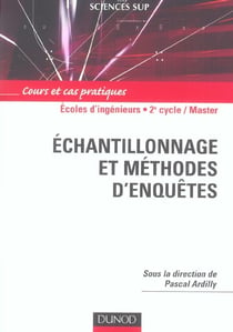 Échantillonnage et méthodes d'enquêtes