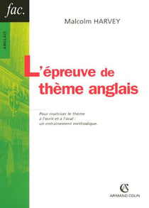 L'epreuve de theme anglais