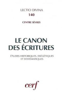 Le Canon des Ecritures