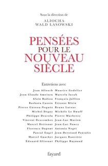 PENSEES POUR LE NOUVEAU SIECLE