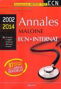 Annales maloine ecn 2002 - 2014