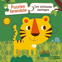 Mes puzzles farandole : les animaux sauvaes