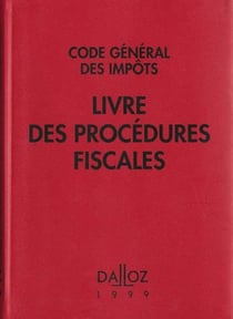 Le livre des procedures fiscales 1999