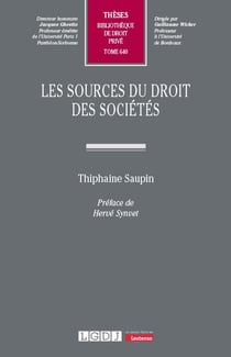 Les sources du droit des sociétés