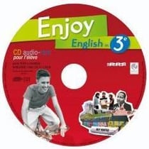 Enjoy english in - 3ème - pack de 10 cd audio-rom de remplacement