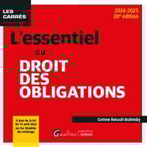 L'essentiel du droit des obligations : À jour de la loi du 15 avril 2024 sur les troubles du voisinage (édition 2024/2025)