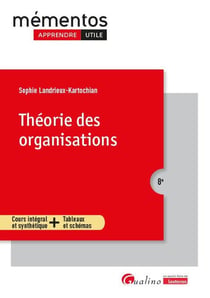 Théorie des organisations (8e édition)