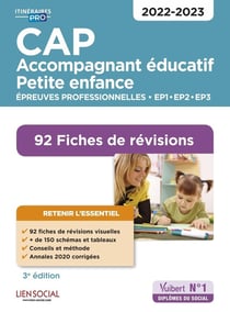 CAP accompagnant éducatif petite enfance : épreuves professionnelles - 90 fiches de révisions - 2022-2023