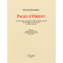 Pages d'orient - la cange (inedit, seul fragment redige du voyage en orient) noura (fragment de reci