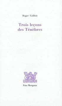 Trois lecons des ténèbres