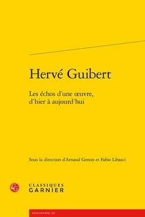 Hervé Guibert : les échos d'une oeuvre, d'hier à aujourd'hui