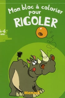 Mon bloc a colorier pour rigoler (rhinoceros)