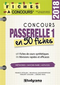Concours passerelle 1 - en 50 fiches (édition 2018)