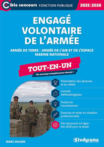 Engagé volontaire de l'armée - Tout-en-un : Armée de terre - Armée de l'air et de l'espace - Marine nationale (édition 2025/2026)