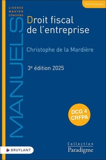 Droit fiscal de l'entreprise (3e édition)
