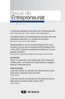 Revue de l'entrepreunariat n.2011/3
